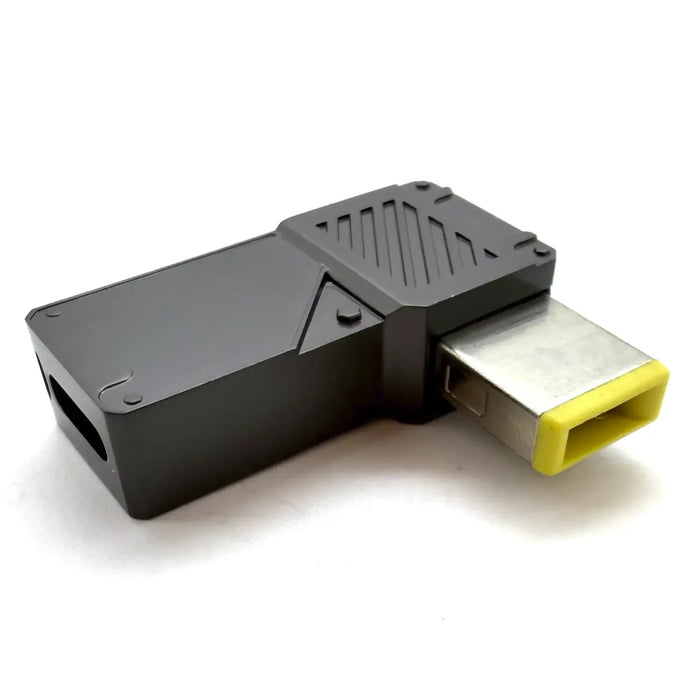 Adaptador Convertidor Usb-C Hembra A Square Macho Con Pantalla 100W