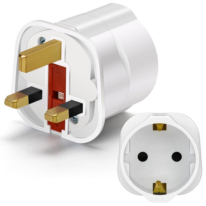 Adaptador De Viaje Universal A Tipo Aleman Blanco Aigostar