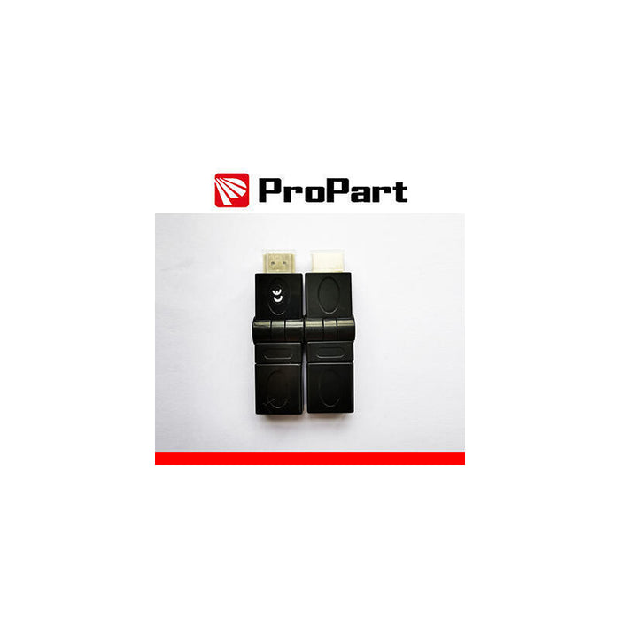 Adaptar. Enchufe Hdmi (19pin) - Enchufe Hdmi Giratorio