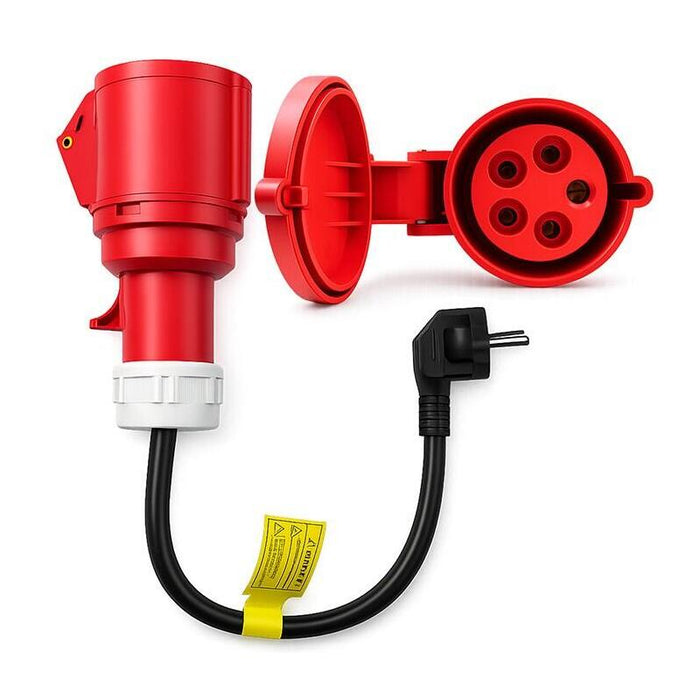 Adapter Silowy Para Ladowarek Ev Toma Cee 32a 5p 400v Para Schuko 230v Max 16a 3.5kw