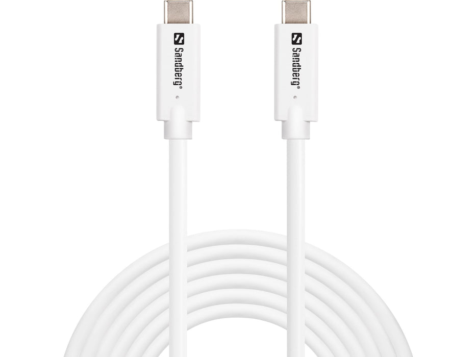 EAN 5705730136757 - Sandberg 136-75 cable USB USB 3.2 Gen 2 (3.1 Gen 2) 3 m USB C Blanco imagen 1
