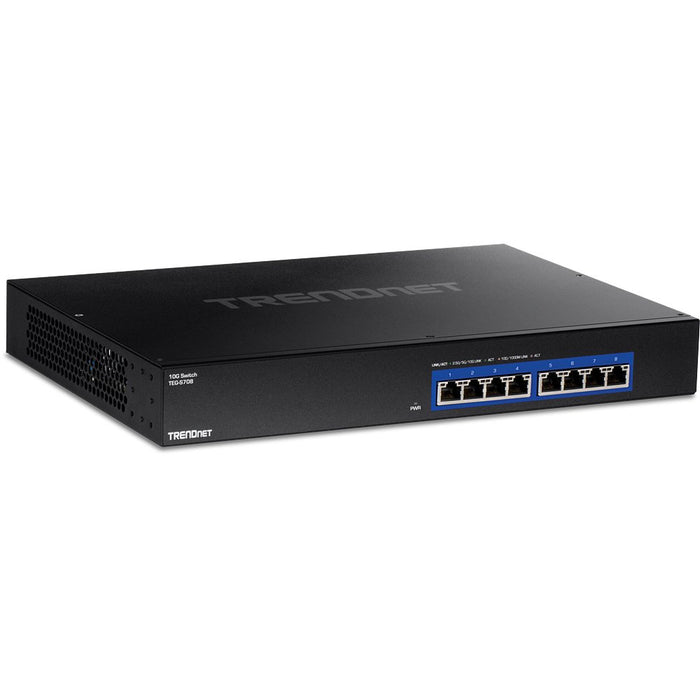 EAN 0710931140750 - Trendnet TEG-S708 switch Negro imagen 1