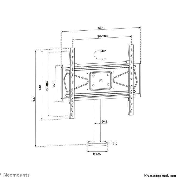 EAN 8717371445355 - Neomounts DS42-430BL14 soporte para TV 139,7 cm (55") Negro imagen 19