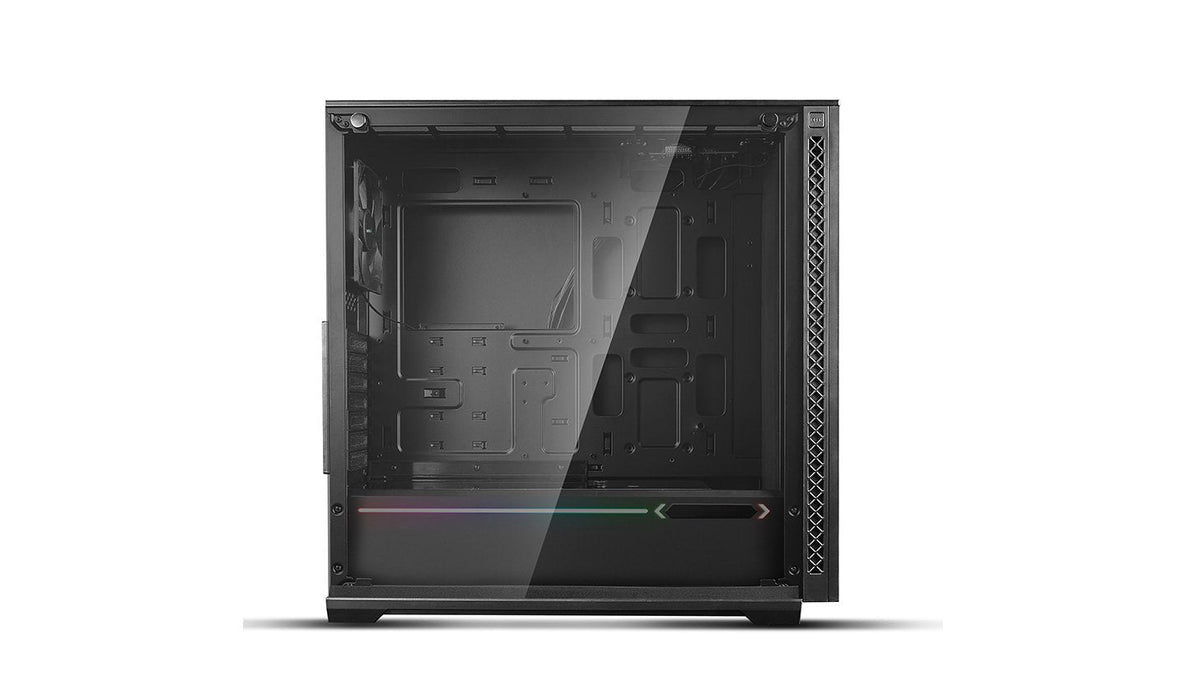 Caja Pc Deepcool E-Atx Matrexx 70-Add Rgb Black Tempered Glass Bahias 2x3'5,4x2'5/2xusb3.0/1xusb2.0/1xaudio(Hd)/1xmic/Cristal Templado