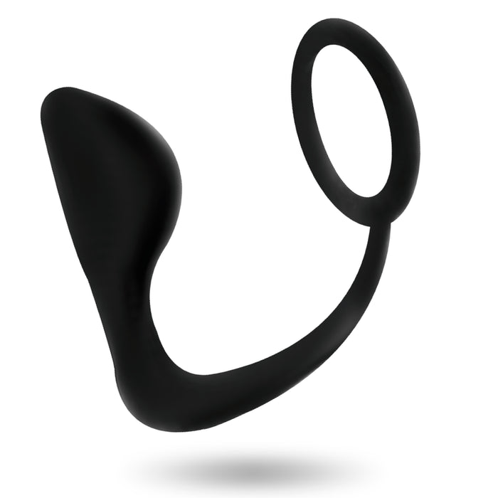 Addicted Toys Plug Anal Con Anillo Pene Negro