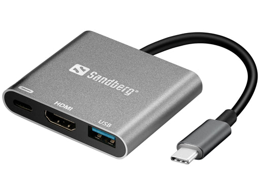 EAN 5705730136009 - Sandberg 136-00 Adaptador gráfico USB Aluminio, Blanco imagen 1
