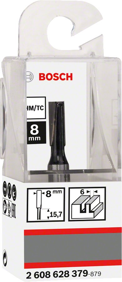 EAN 3165140358408 - Bosch 2 608 628 379 fresa para ruteadora Fresa recta 1 pieza(s) imagen 2