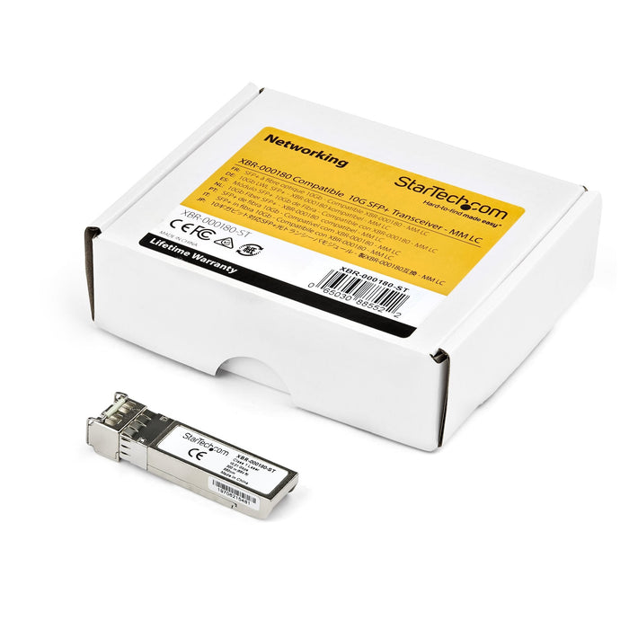 Startech.Com Módulo Transceptor Sfp+ Compatible Con El Modelo 10g-Sfpp-Sr De Brocade - 10gbase-Sr
