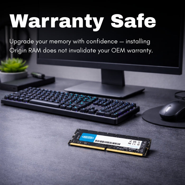 Memoria Origin Storage 32gb Ddr5  Non-Ecc 1.1v  1 X 32 Gb 4800mhz Udimm 2rx8