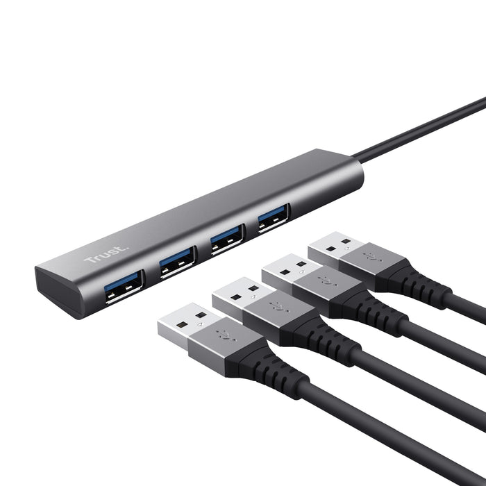 EAN 8713439249484 - Trust Halyx USB 3.2 Gen 1 (3.1 Gen 1) Type-A 5 Mbit/s Gris imagen 3