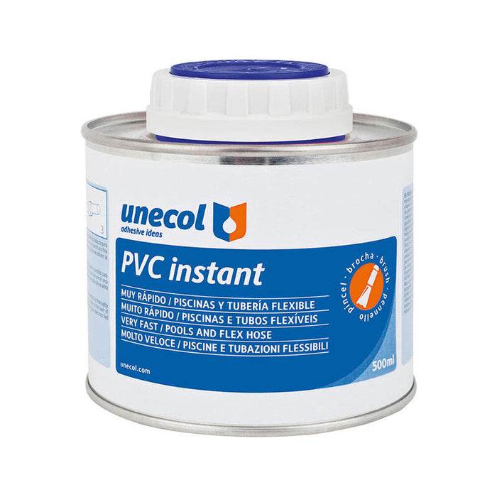 Adhesivo Pvc Instant Bote Con Pincel 500 Ml