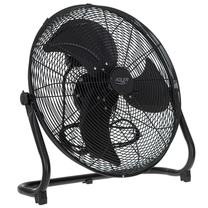 Adler Ad 7334 Velocity Fan, 45 Cm, Black