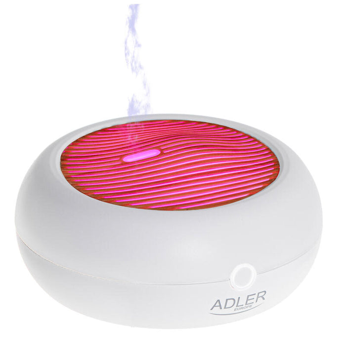 Adler Ad 7969 Difusor De Aroma Ultrasónico Usb 3en1, Blanco