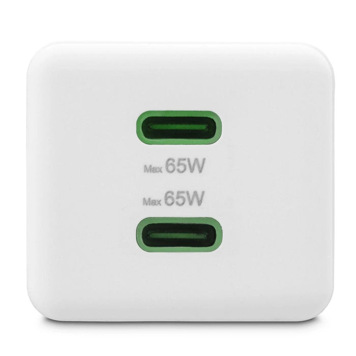 Hama Mini 65w Gan Pd/Qc 2x Usb-C Biala
