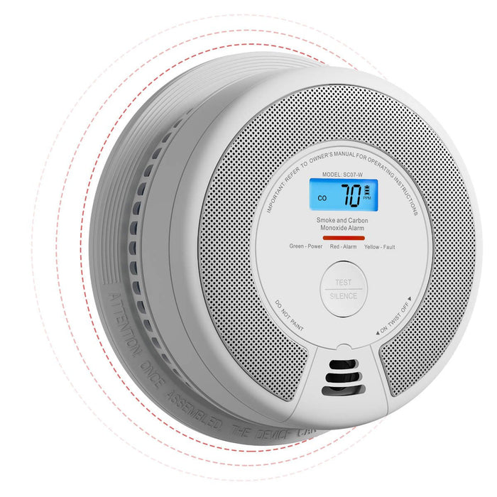 X-Sense Sc07-W Rf-Vernetzter Rauch- Und Co-Melder