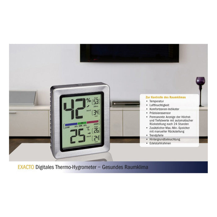 Tfa® Exacto Thermometer Plateado