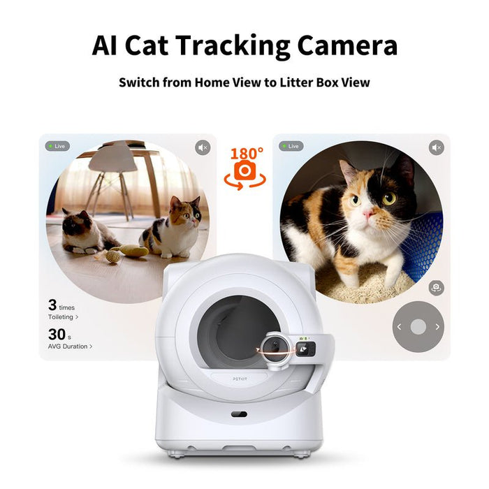 EAN 6975069305523 - PETKIT P9903 bandeja higiénica para perro y gato Arenero con limpieza automática Blanco imagen 4