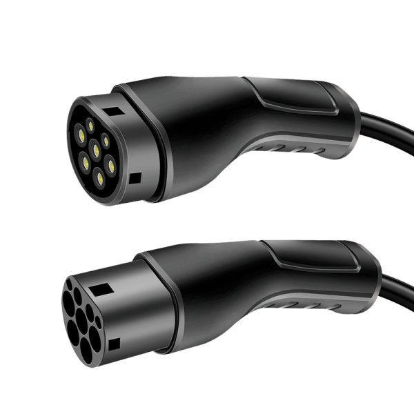 Logilink Elektroauto Cable De Carga Electric Car Charging Cable Tipo 2 Spiral 22kw 3p 32a 5m Negro + Bolsa