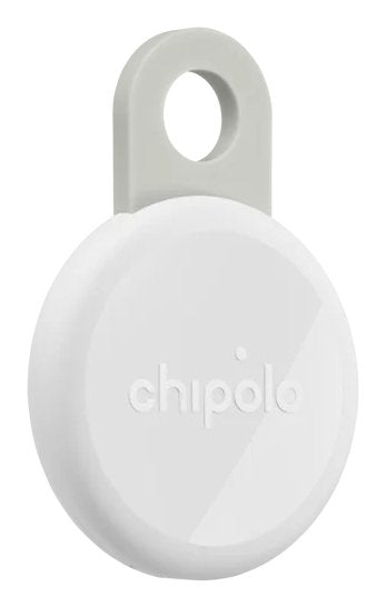 Chipolo Loop  Rechargeable Tracking Tag Compatible With Apple Find My On Iphone (Chalk)