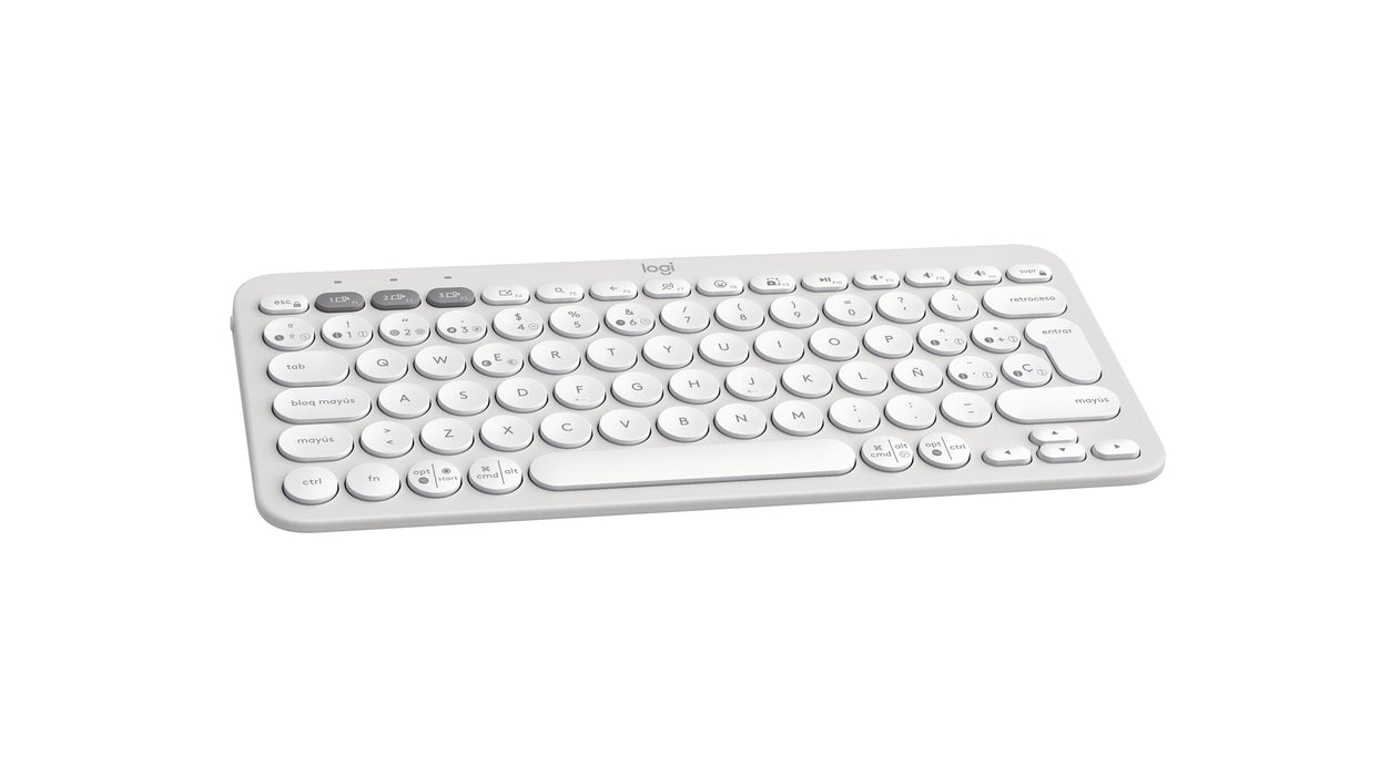EAN 5099206111226 - Logitech 920-011828 teclado Universal Bluetooth QWERTY Español Blanco imagen 4