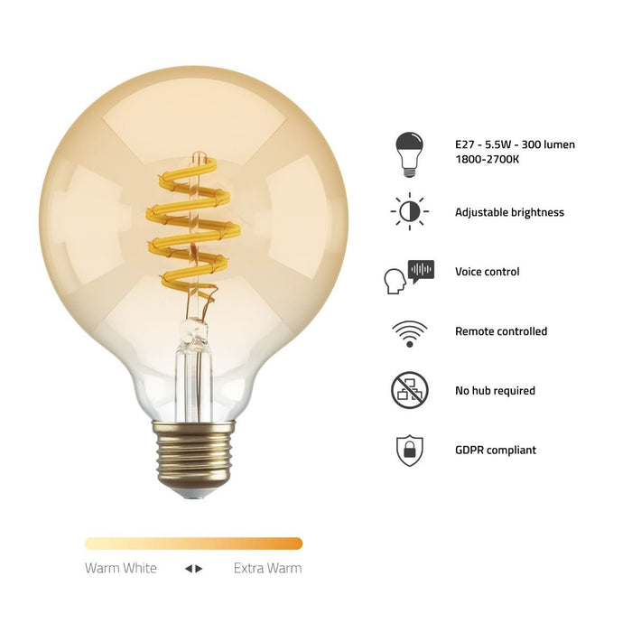 EAN 8719323918146 - Hombli HBEB-0312 iluminación inteligente Bombilla inteligente Wi-Fi 5,5 W imagen 2
