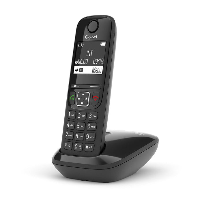 EAN 4250366854946 - Gigaset AS690 Teléfono DECT/analógico Identificador de llamadas Negro imagen 4
