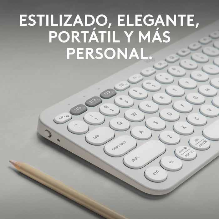 EAN 5099206111226 - Logitech 920-011828 teclado Universal Bluetooth QWERTY Español Blanco imagen 11