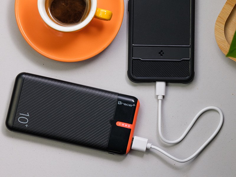 EAN 5907512874776 - Tracer EnerGo 10000 mAh Negro, Naranja imagen 8