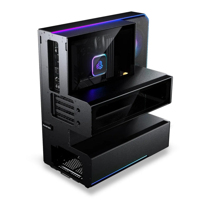 Caja Semitorre Atx Phanteks Ex5 Plus Rgb (Negro) Con Watercooling Aio 360mm