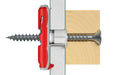 EAN 4048962254112 - Fischer 537262 tornillo de anclaje y taco 2 pieza(s) Juego de enchufes de pared y tornillos 50 mm imagen 4