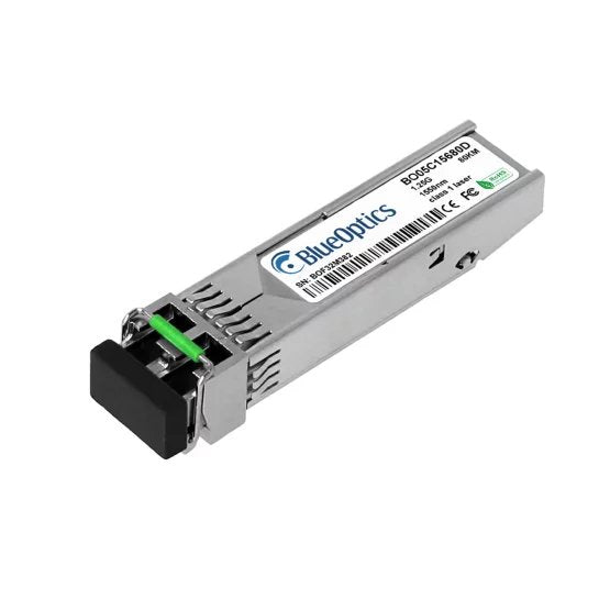 Blueoptics Finisar Ftlf1518p1btl Blueoptics Bo05c15680d Sfp Transceiver, 1000base-Zx, Singlemode Fiber, 1550nm, 80km