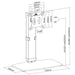 EAN 4015867228234 - Equip 650126 soporte para monitor 81,3 cm (32") Escritorio Negro imagen 6