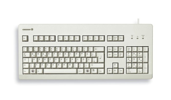 Teclado Inglés Cherry G80-3000 Usb Qwerty Reino Unido Gris