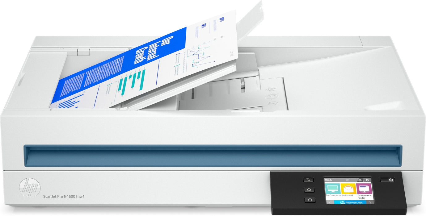 EAN 0195697674211 - HP Scanjet Pro N4600 fnw1 Escáner plano y alimentador automático de documentos (ADF, Automatic Document F imagen 2