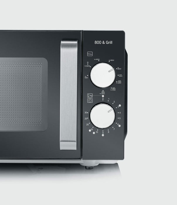 EAN 4008146037603 - Severin MW 7762 microondas Negro, Acero inoxidable Microondas con grill Encimera 20 L 800 W imagen 7