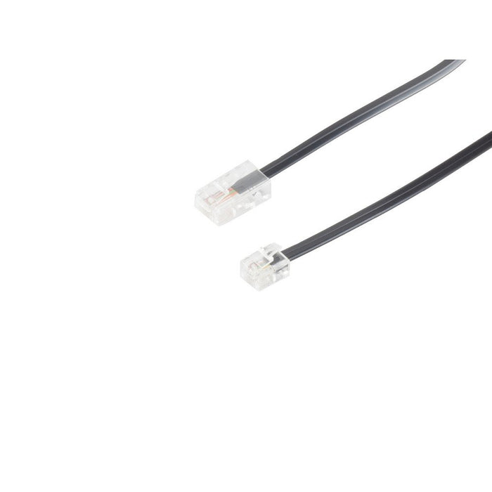 EAN 4017538702531 - S/CONN maximum connectivity 70253- cable telefónico 3 m Negro, Transparente imagen 1