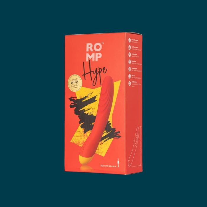 Romp - Hype Vibrador Punto G Multifunción Rojo