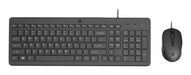 EAN 0196786788109 - HP 150 Wired Mouse and Keyboard Combination teclado Ratón incluido USB Negro imagen 1