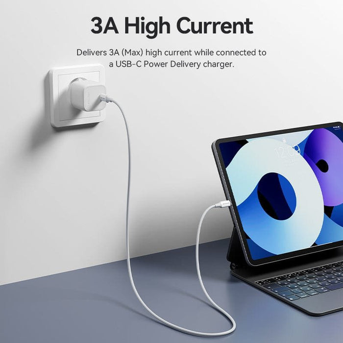 Vention Usb 2.0 Usb-C To Lightncabl Ing M-M 3a Cable 1m White
