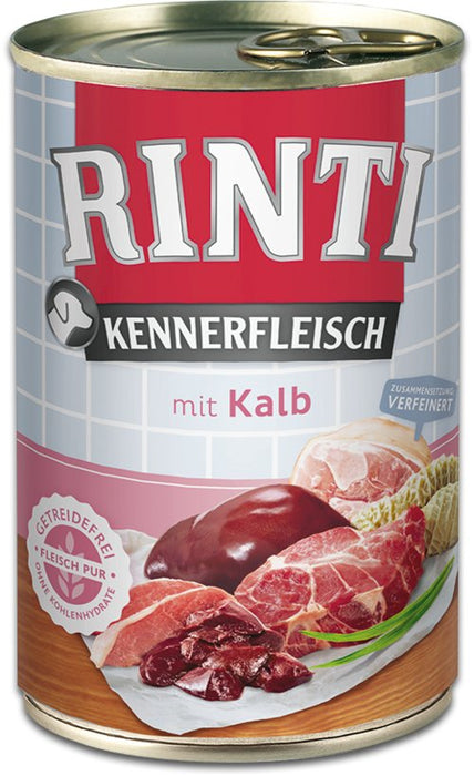 EAN 4000158910400 - RINTI 91040 alimento húmedo para perros Ternera Adulto 400 g imagen 1