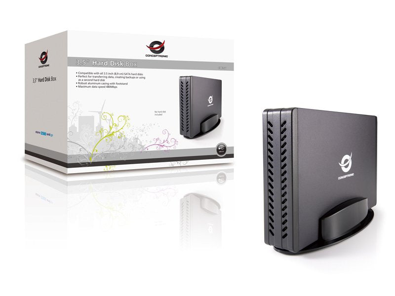 EAN 8714909008846 - Conceptronic CHD3SU caja para disco duro externo Caja de disco duro (HDD) Negro 3.5" imagen 6