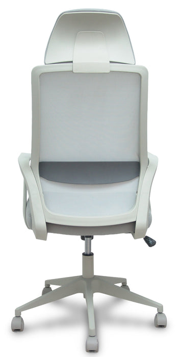 Piqueras Y Crespo Forol Silla Pro534 Gris Respaldo Malla Gris Asiento Tela Gris Base Piramidal Gris Ruedas Nailon