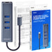 EAN 5901986047766 - Savio AK-57 USB-C - 3 x USB-A HUB with RJ-45 Gigabit Ethernet adapter 5000 Mbit/s grey 2 x USB 3.2 Gen 2  imagen 9