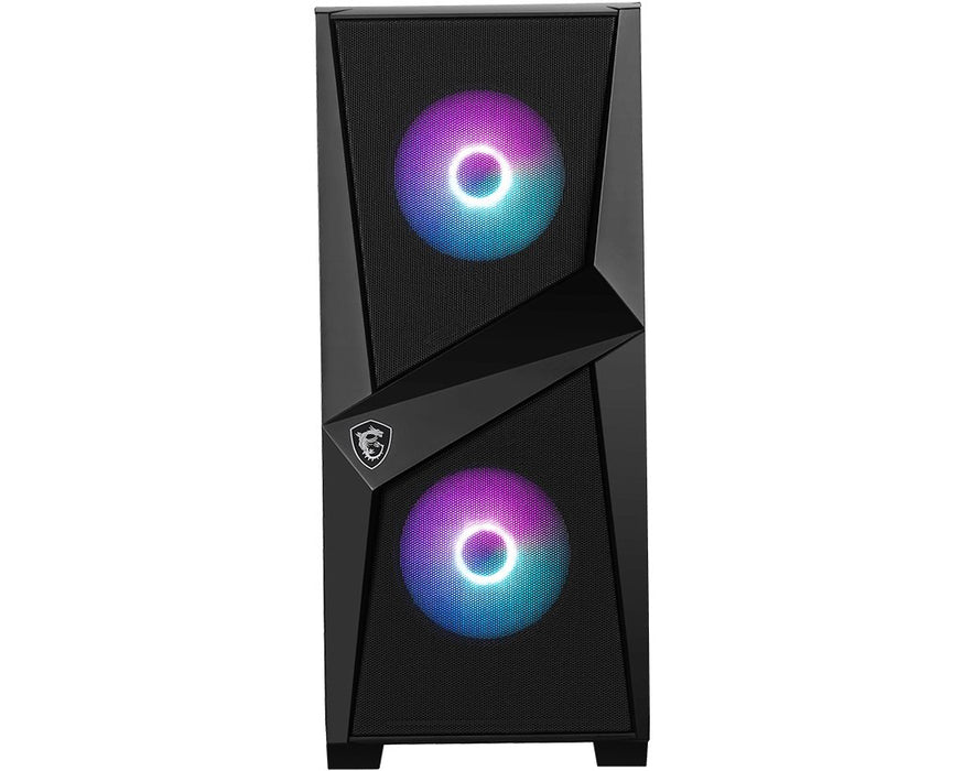 EAN 4719072676407 - MSI MAG FORGE 100R carcasa de ordenador Midi Tower Negro, Transparente imagen 4