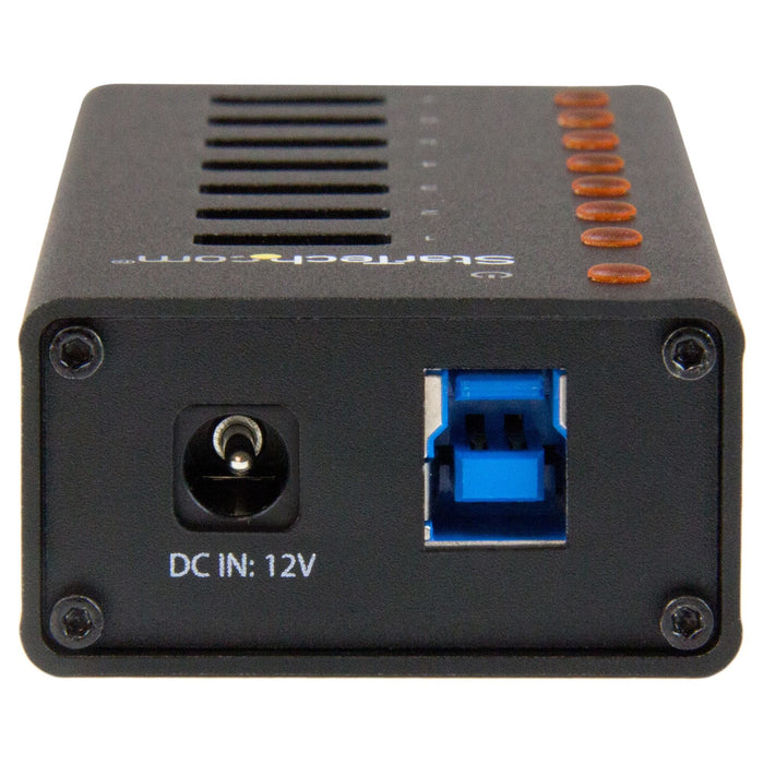 Startech Hub Usb 3.0 7 Puertos  Con Caja De Metal