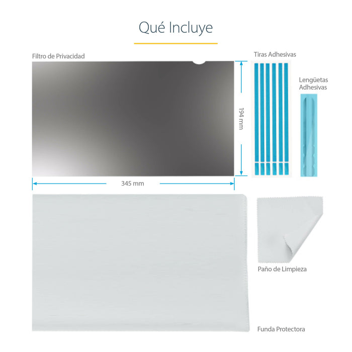 EAN 0065030900454 - StarTech.com 156L-PRIVACY-SCREEN filtro para monitor 39,6 cm (15.6") Filtro de privacidad para pantallas  imagen 15