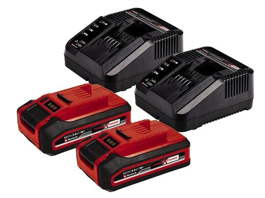 Cortacésped Einhell Power X-Change Battery Rasarro 36/36, 36 Volt (2x18v) Rojo/Negro, 2x Batería De Iones De Litio Más 3.0ah 3413282