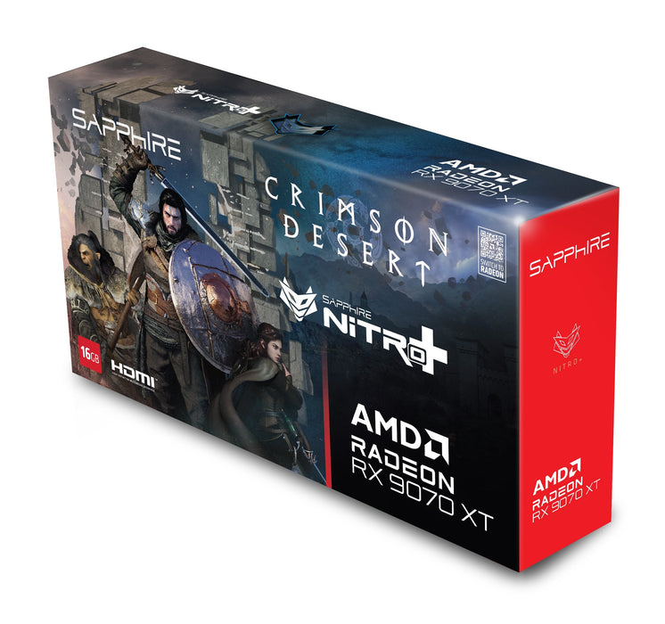 Tarjetas Grafica Sapphire Sapphire 16gb Rx 9070 Xt Nitro+ Versión Crimson Desert 11348-10-20g