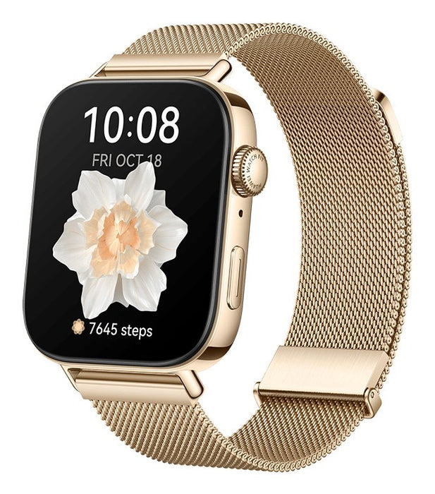 EAN 6942103128790 - Huawei WATCH FIT 3 4,62 cm (1.82") AMOLED 43.2 mm Digital 408 x 480 Pixeles Pantalla táctil Oro Wifi GPS  imagen 1