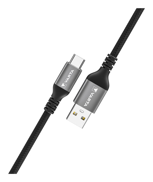 EAN 4008496066216 - Varta 57935 cable USB 2 m USB A USB C 5 Gbit/s 60 W Negro, Gris imagen 1